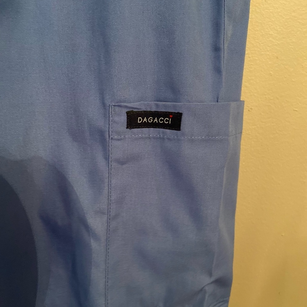 Dagacci Women’s Light Blue Scrub Pants Size Medium - Picture 4 of 6